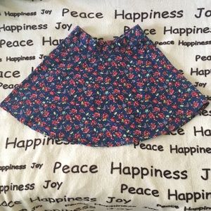 Hollister Flower Print Skirt.